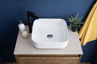 Раковина накладная Aquanet City-1 211280 39 см белый